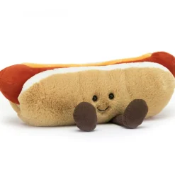 Clearance Peluche Amuseable Hot Dog (25 cm) Peluche Moyenne (20-59 Cm)