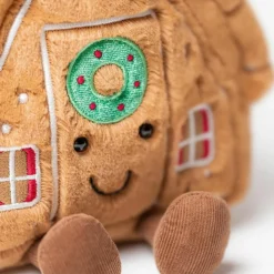 Hot Peluche Amuseable Maison en pain d'épice (22 cm) Peluche Moyenne (20-59 Cm)