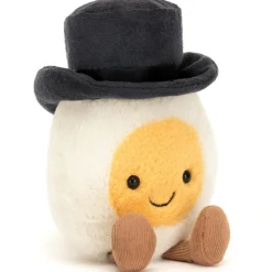 Peluche Amuseable Oeuf à la coque Marié (15 cm) Petite Peluche (< 20 Cm)
