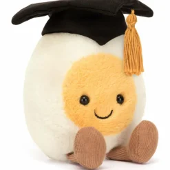 Sale Peluche Amuseable Oeuf dur Diplomé (14 cm) Petite Peluche (< 20 Cm)