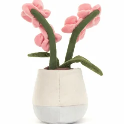 Hot Peluche Amuseable Orchidée rose (25 cm) Peluche Moyenne (20-59 Cm)