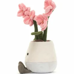 Hot Peluche Amuseable Orchidée rose (25 cm) Peluche Moyenne (20-59 Cm)