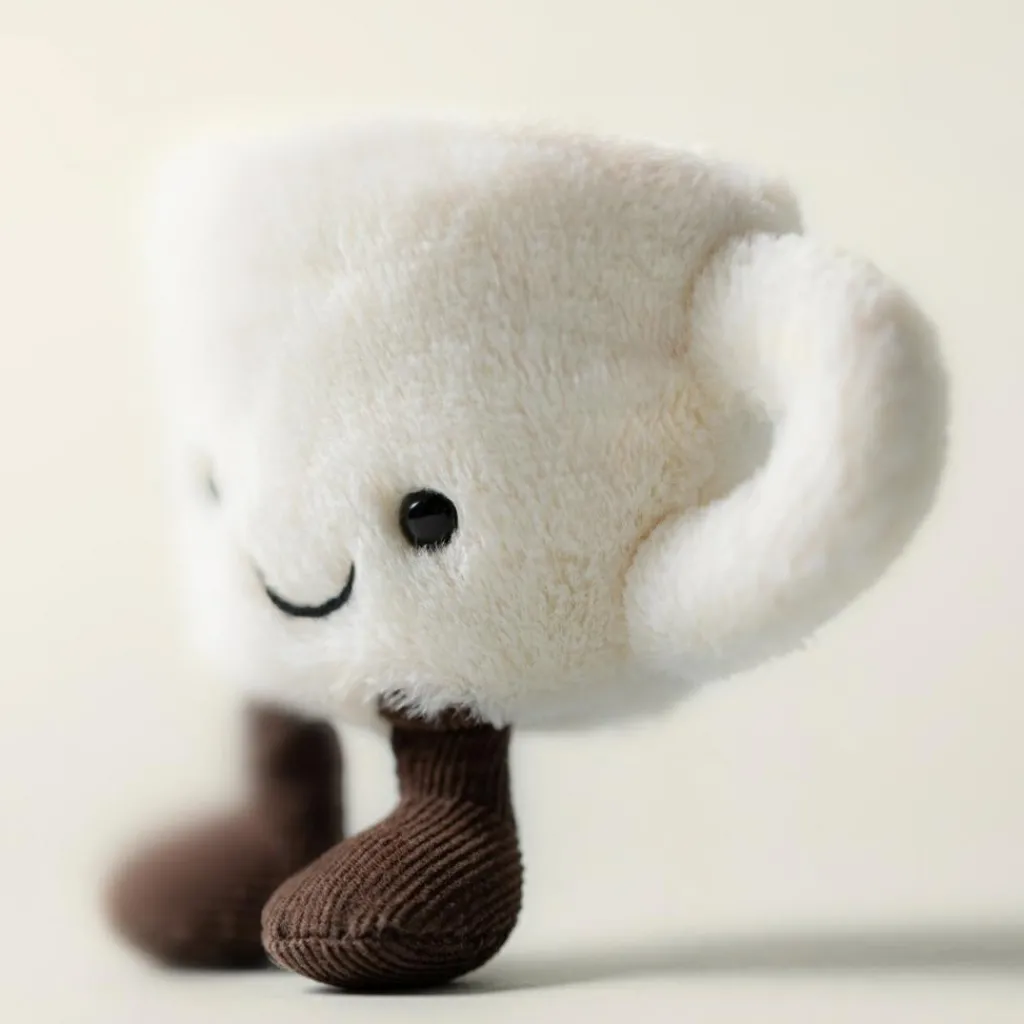 New Peluche Amuseable Tasse Café Espresso (10 cm) Petite Peluche (< 20 Cm)