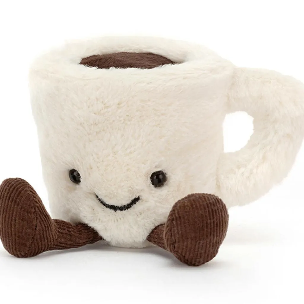 New Peluche Amuseable Tasse Café Espresso (10 cm) Petite Peluche (< 20 Cm)