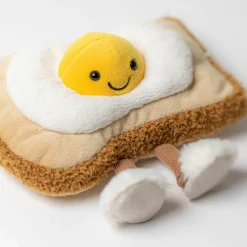 Clearance Peluche Amuseable Toast Egglantine sur pain grillé (16 cm) Petite Peluche (< 20 Cm)