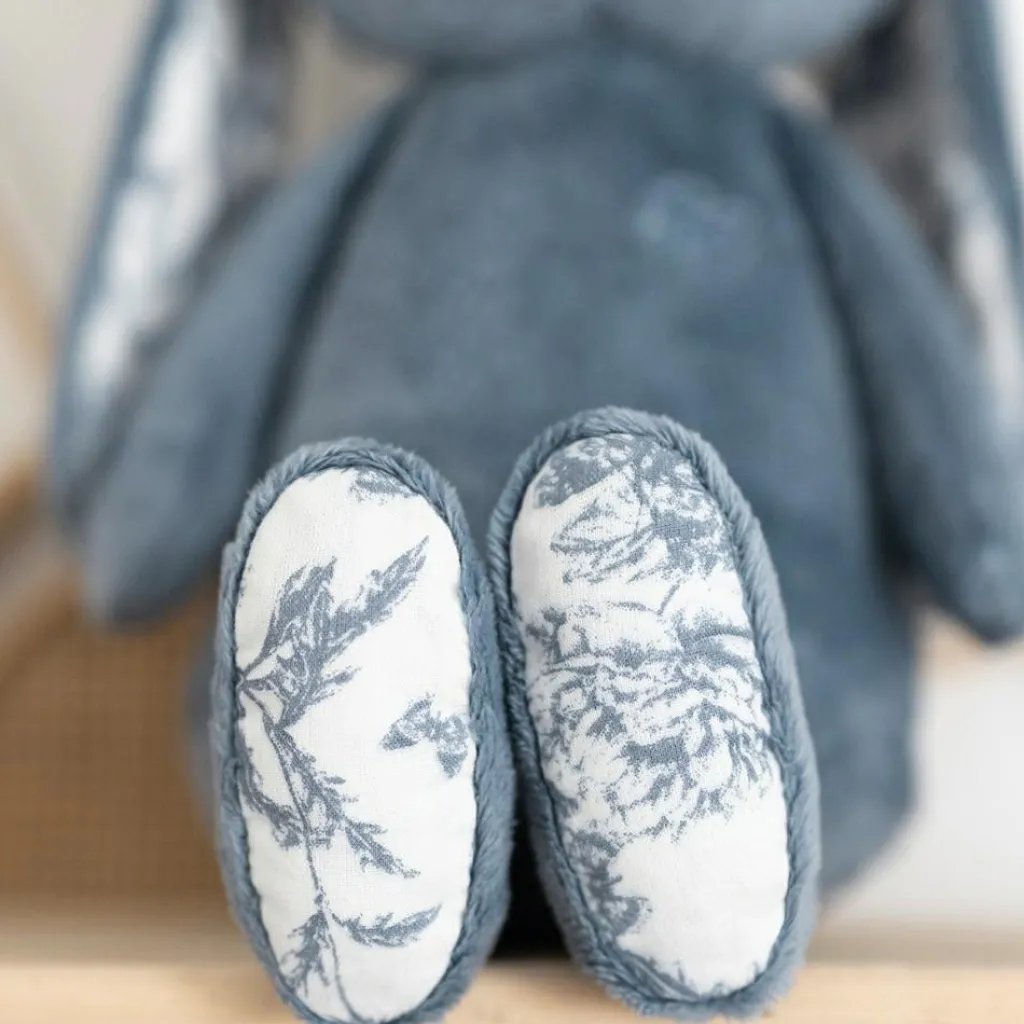 New Peluche Augustin le lapin bleu (25 cm) Peluche Moyenne (20-59 Cm)