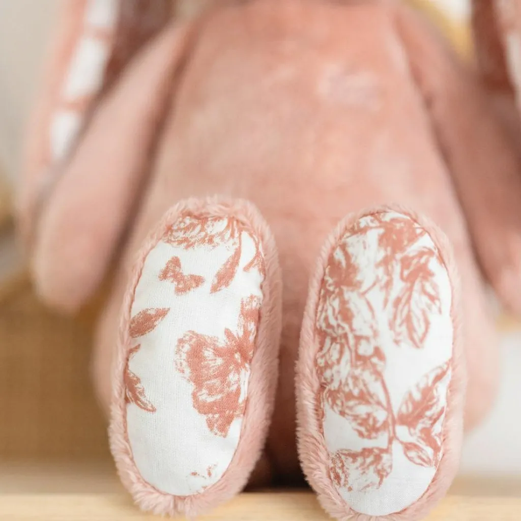 Best Peluche Augustin le lapin rose (25 cm) Peluche Moyenne (20-59 Cm)