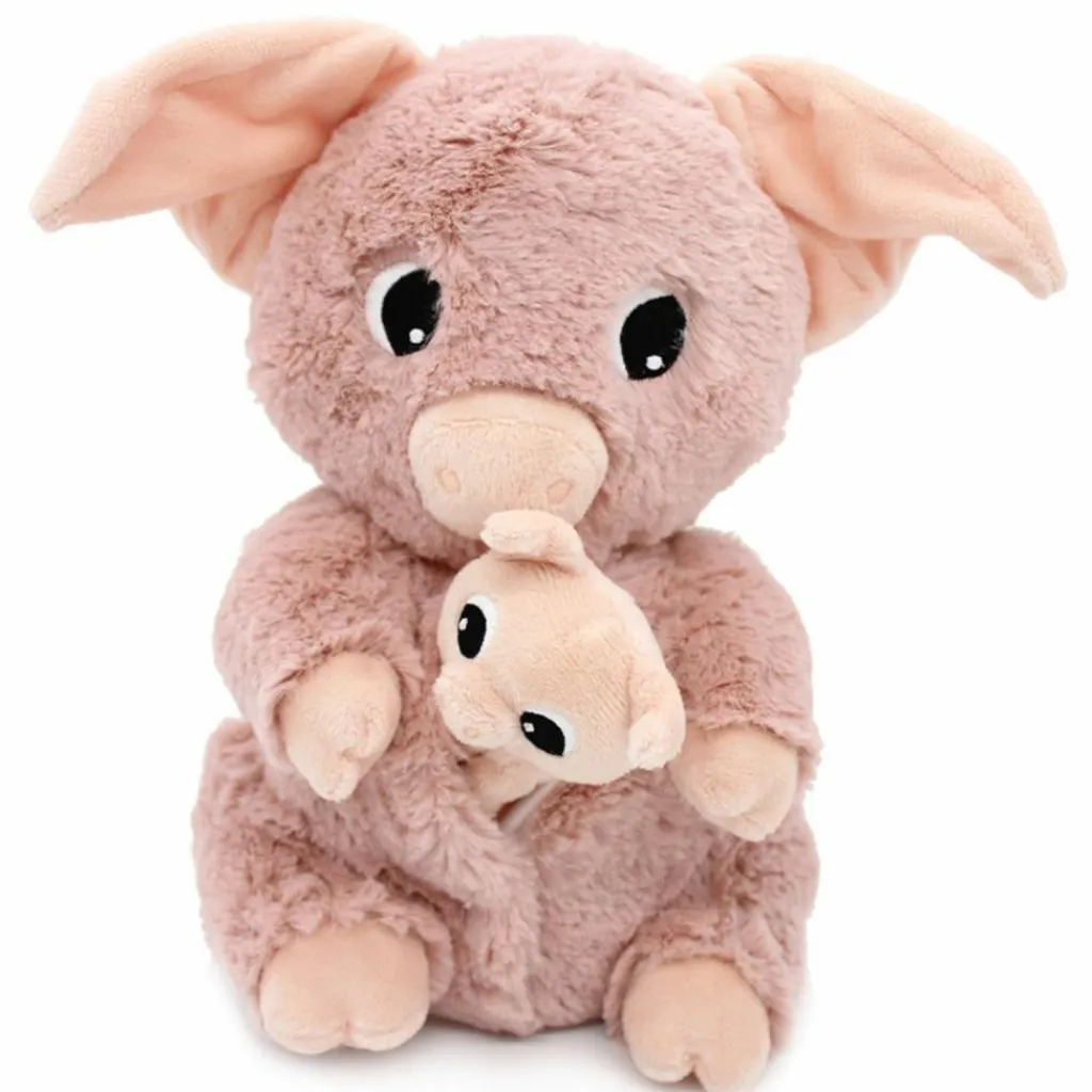 Online Peluche Barbekiou maman et bébé Les Ptipotos Rose (25 cm) Peluche Moyenne (20-59 Cm)