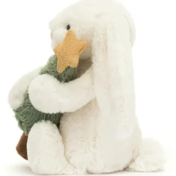 Clearance Peluche Bashful Lapin avec sapin de Noël (18 cm) Petite Peluche (< 20 Cm)