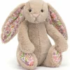 Outlet Peluche Bashful Lapin en fleurs Beige (18 cm) Petite Peluche (< 20 Cm)