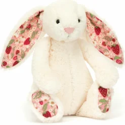 Peluche Bashful Lapin en fleurs Crème (18 cm) Petite Peluche (< 20 Cm)
