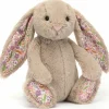 Sale Peluche Bashful Lapin en fleurs Beige (31 cm) Peluche Moyenne (20-59 Cm)