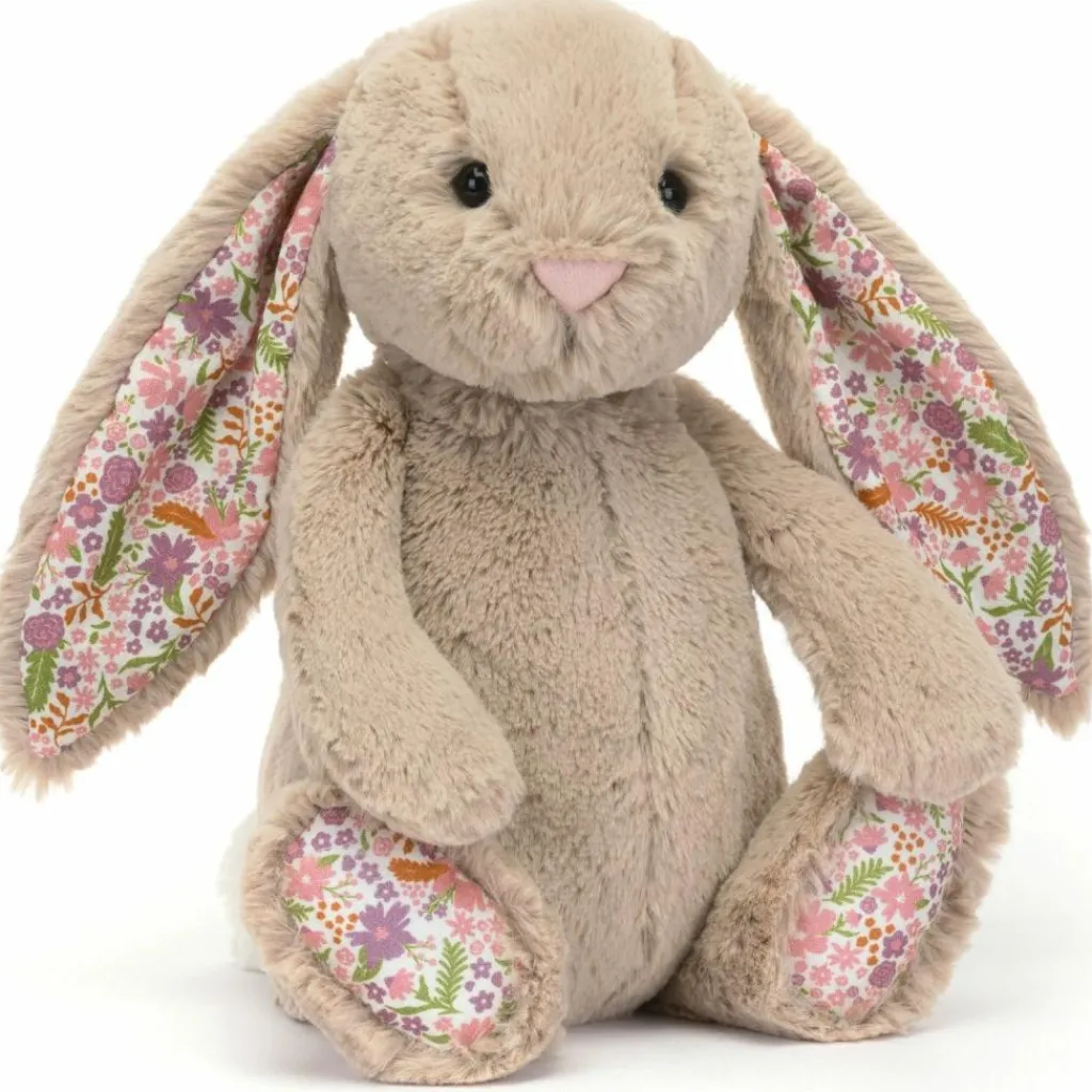 Sale Peluche Bashful Lapin en fleurs Beige (31 cm) Peluche Moyenne (20-59 Cm)