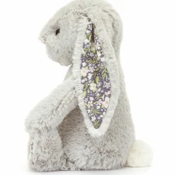 Best Peluche Bashful Lapin en fleurs Gris (31 cm) Peluche Moyenne (20-59 Cm)