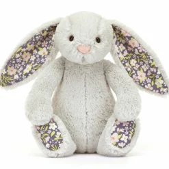 Peluche Bashful Lapin en fleurs Gris (18 cm) Petite Peluche (< 20 Cm)