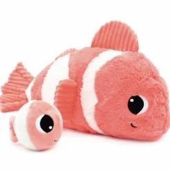 Outlet Peluche Bigou maman et bébé Les Ptipotos Corail (38 cm) Peluche Moyenne (20-59 Cm)