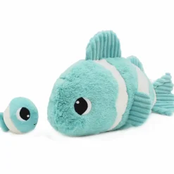 Peluche Bigou maman et bébé Les Ptipotos Aqua (38 cm) Peluche Moyenne (20-59 Cm)