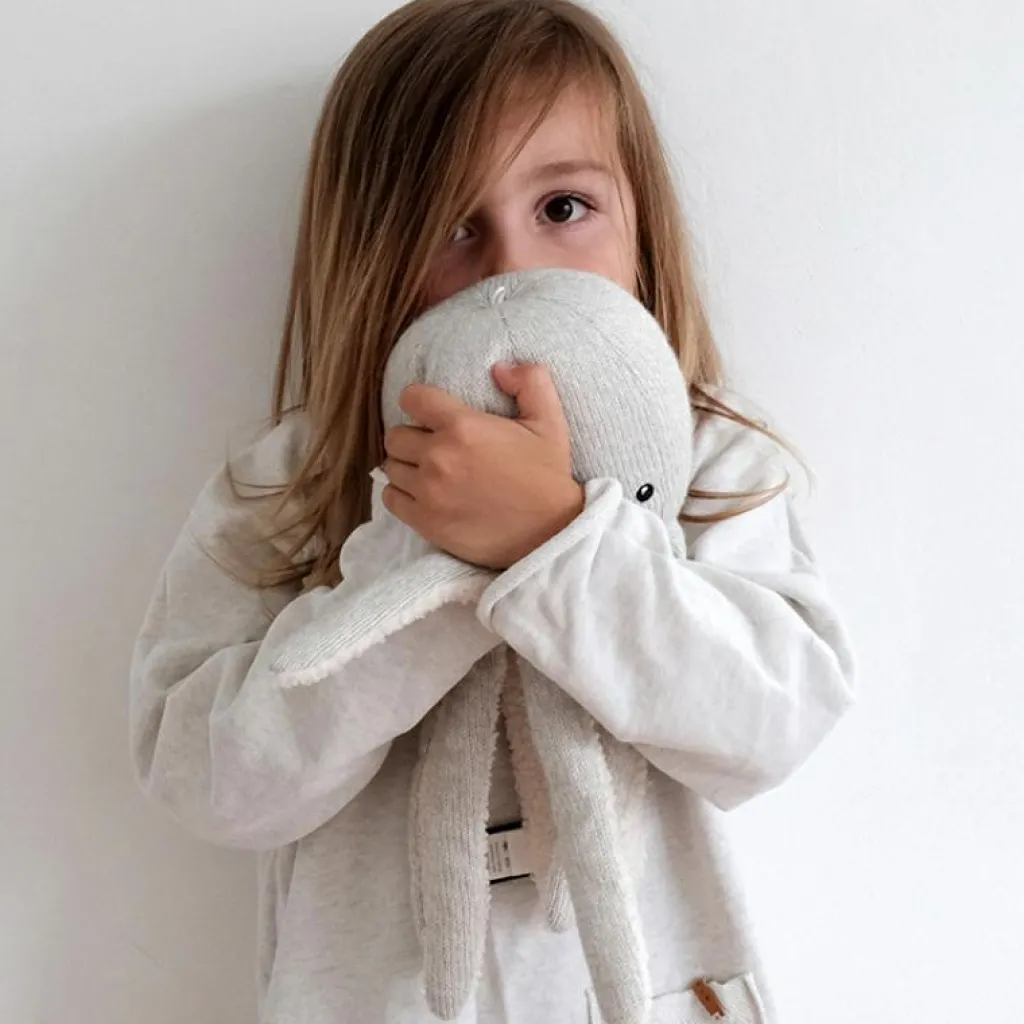 Hot Peluche bluetooth octopus Olly écru Peluche Musicale