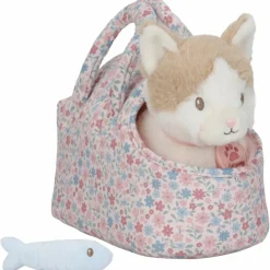 New Peluche chat avec sac de transport Marley Peluche Moyenne (20-59 Cm)