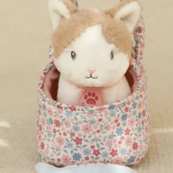 New Peluche chat avec sac de transport Marley Peluche Moyenne (20-59 Cm)