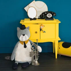 Best Peluche chat Lulu Les Moustaches (27 cm) Peluche Moyenne (20-59 Cm)