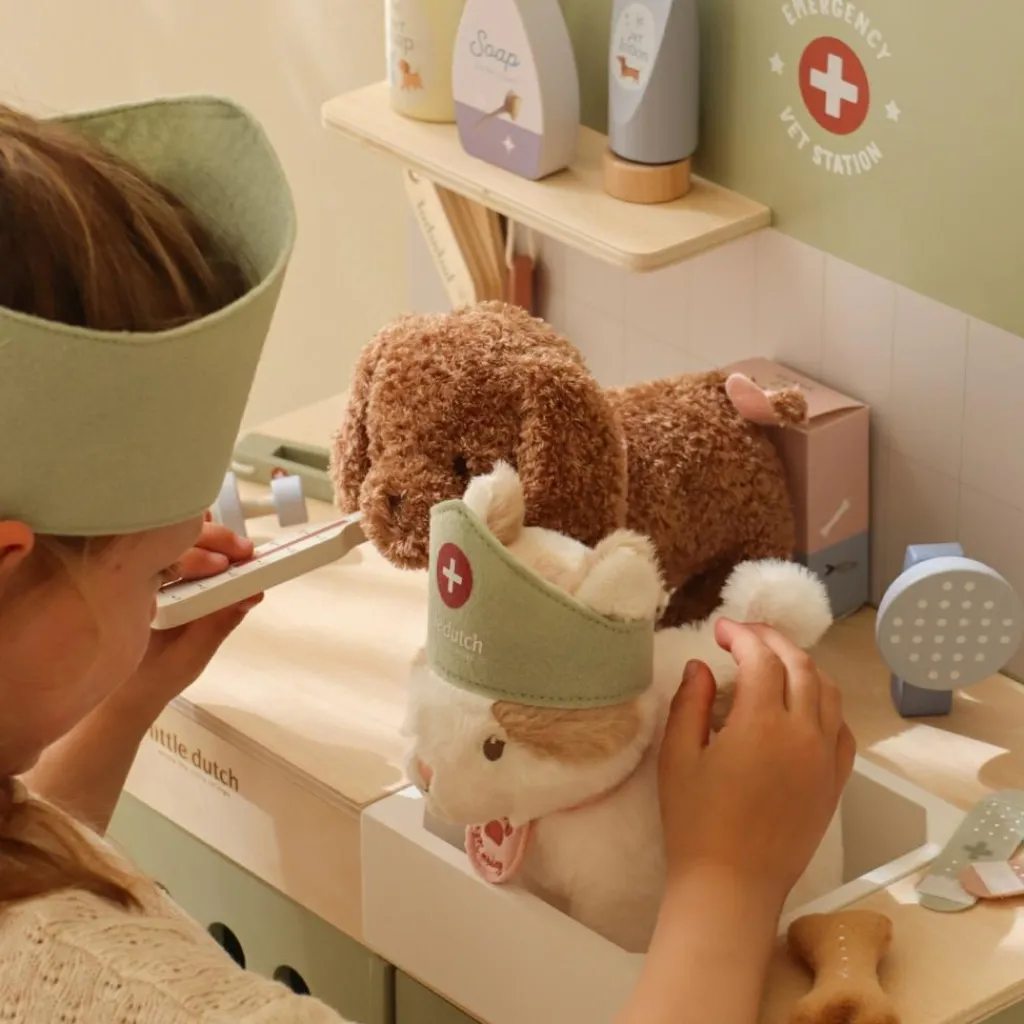 Hot Peluche chien avec sac de transport Jackie Peluche Moyenne (20-59 Cm)