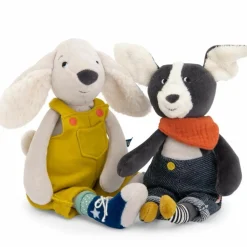 Online Peluche chien Pilou jaune Puce et Pilou (37 cm) Peluche Moyenne (20-59 Cm)