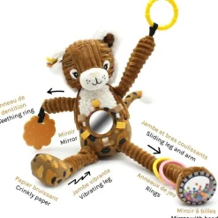 Sale Peluche d'activités à suspendre Speculos le Tigre Peluche D'Activités