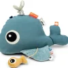 New Peluche d'activités avec miroir baleine Wally Peluche D'Activités