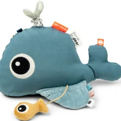 New Peluche d'activités avec miroir baleine Wally Peluche D'Activités