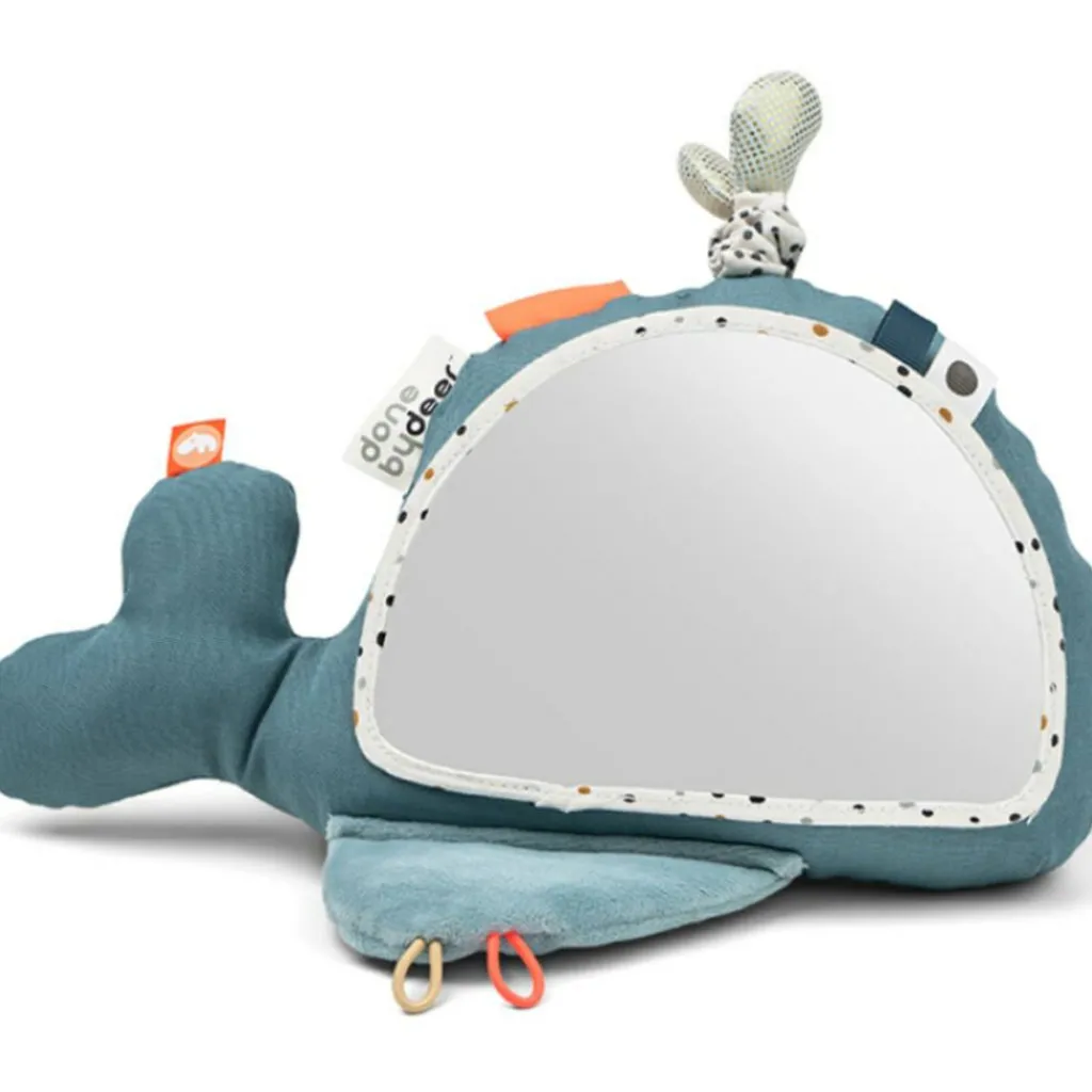 New Peluche d'activités avec miroir baleine Wally Peluche D'Activités