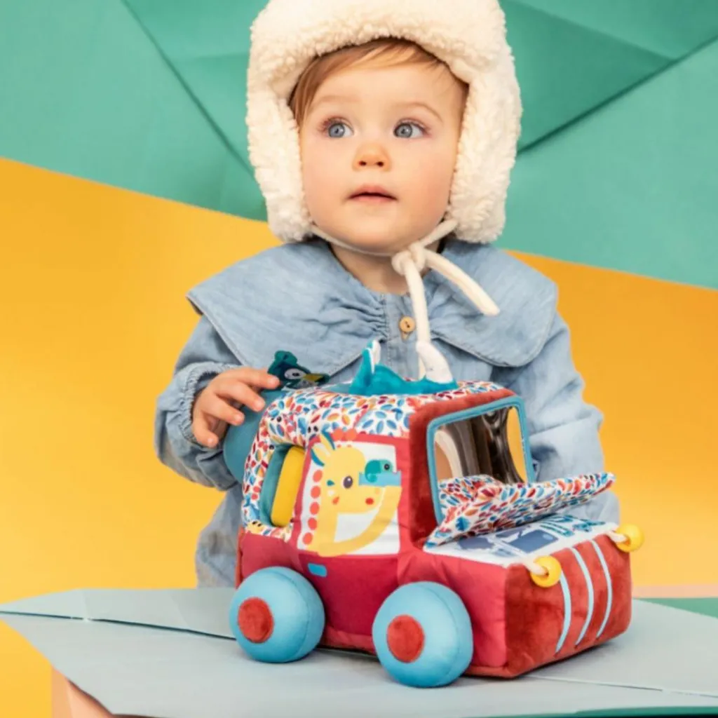 New Peluche d'activités Jack voiture Safari Peluche D'Activités