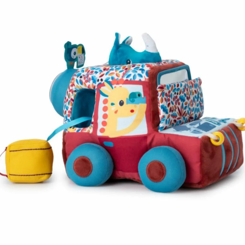 New Peluche d'activités Jack voiture Safari Peluche D'Activités