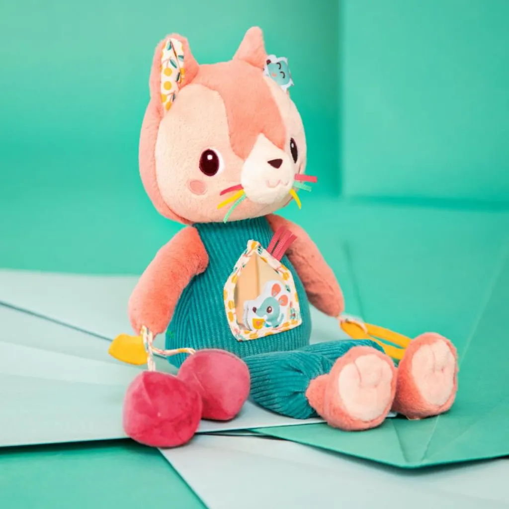 Peluche d'activités Jeanne le Chat (29 cm) Peluche D'Activités