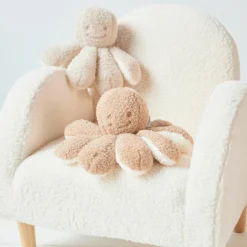 Best Peluche d'activités Pieuvre Lapidou Beige (20 cm) Peluche D'Activités