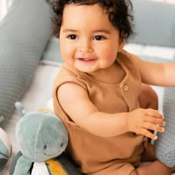 Peluche d'activités Pieuvre Lapidou vert-ocre (20 cm) Peluche D'Activités