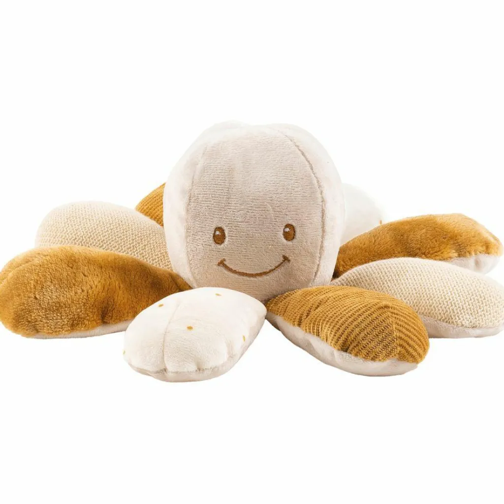 Best Peluche d'activités pieuvre Lapidou sable-caramel (20 cm) Peluche D'Activités