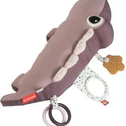 Peluche d'activités vibrante Croco rose Peluche D'Activités