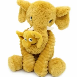 Hot Peluche Dimoitou maman et bébé Les Ptipotos Moutarde (35 cm) Peluche Moyenne (20-59 Cm)