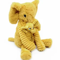 Hot Peluche Dimoitou maman et bébé Les Ptipotos Moutarde (35 cm) Peluche Moyenne (20-59 Cm)