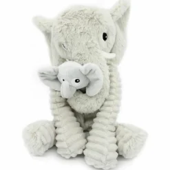 Online Peluche Dimoitou maman et bébé Les Ptipotos Gris clair (35 cm) Peluche Moyenne (20-59 Cm)