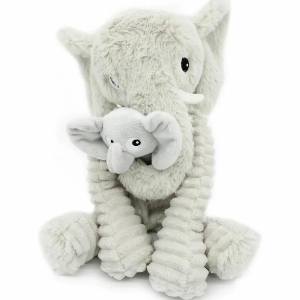 Online Peluche Dimoitou maman et bébé Les Ptipotos Gris clair (35 cm) Peluche Moyenne (20-59 Cm)