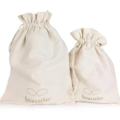 Sale Peluche en coton bio ange lapin vert d'eau + pochette en coton (20 cm) Peluche Moyenne (20-59 Cm)