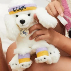 Discount Peluche Franny le Caniche (24 cm) Peluche Moyenne (20-59 Cm)