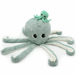 Sale Peluche géante Filou la pieuvre et son bébé menthe (45 cm) Peluche Moyenne (20-59 Cm)