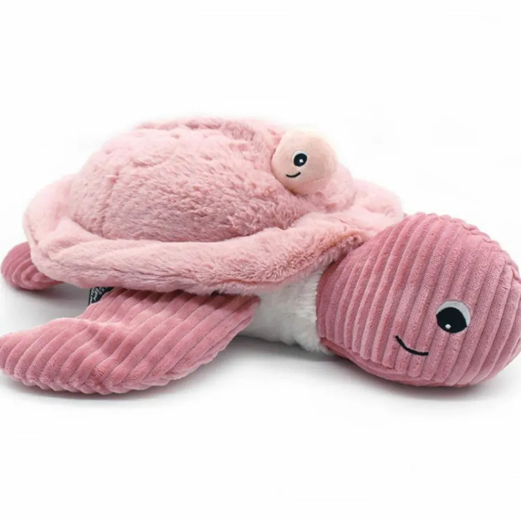 Sale Peluche géante Les Ptipotos Sauvenou maman-bébé tortue rose (49 cm) Peluche Moyenne (20-59 Cm)