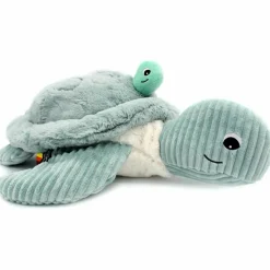 Outlet Peluche géante Les Ptipotos Sauvenou maman-bébé tortue menthe (49 cm) Peluche Moyenne (20-59 Cm)