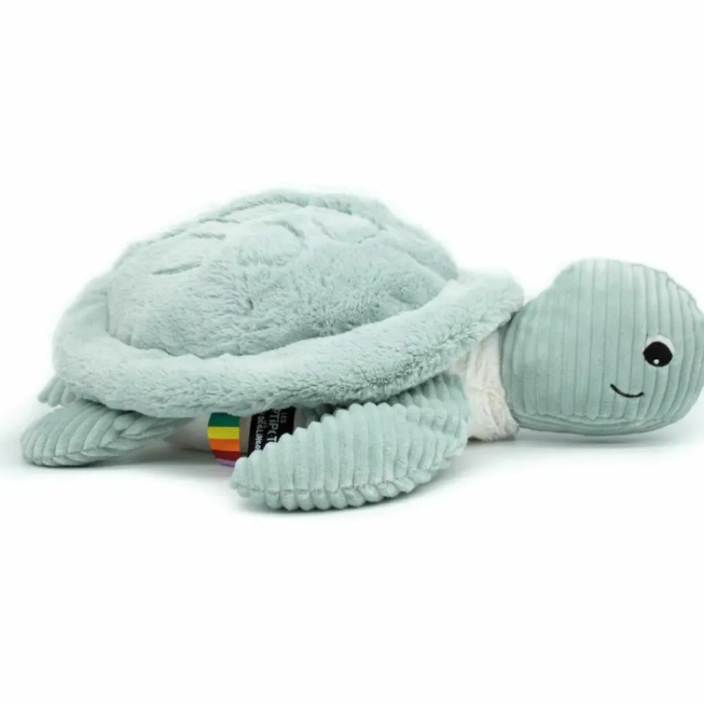 Outlet Peluche géante Les Ptipotos Sauvenou maman-bébé tortue menthe (49 cm) Peluche Moyenne (20-59 Cm)