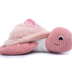 New Peluche géante Les Ptipotos Sauvenou la tortue rose (50 cm) Peluche Moyenne (20-59 Cm)