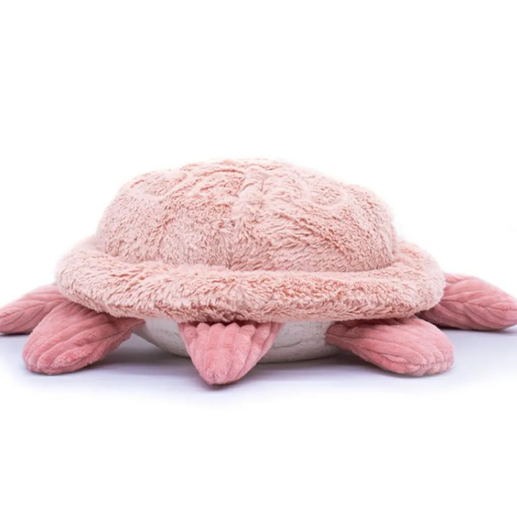 New Peluche géante Les Ptipotos Sauvenou la tortue rose (50 cm) Peluche Moyenne (20-59 Cm)